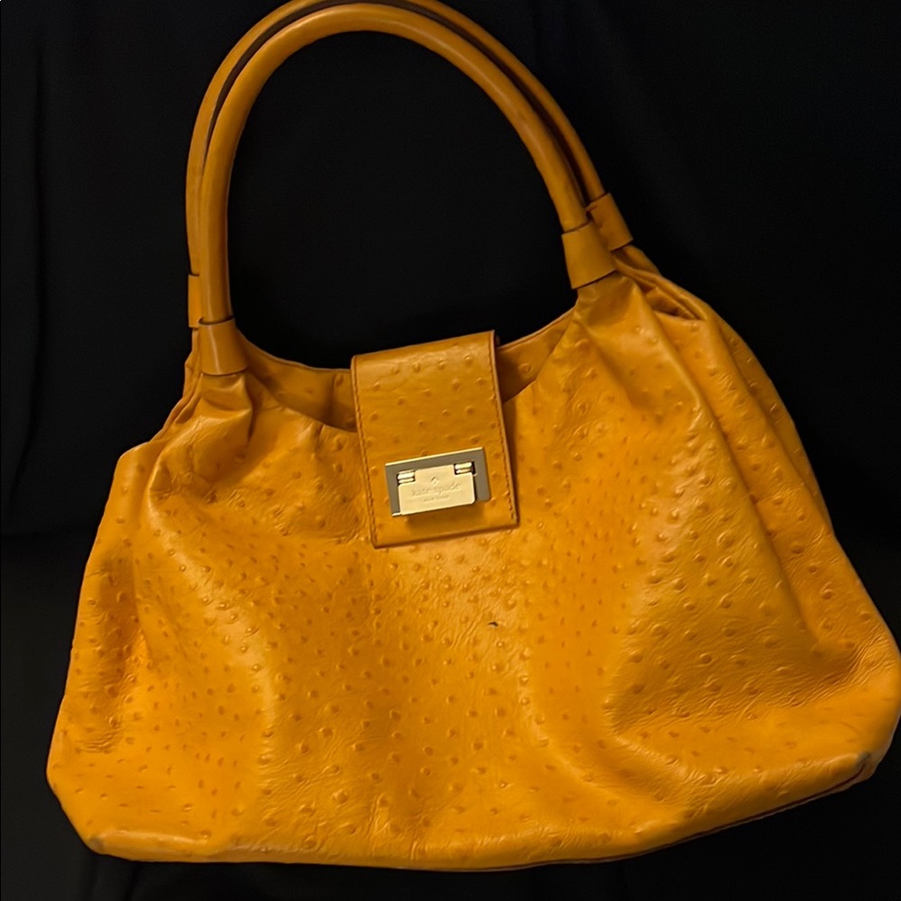 Kate Spade Orange Shoulder Bag with Contemporary Design